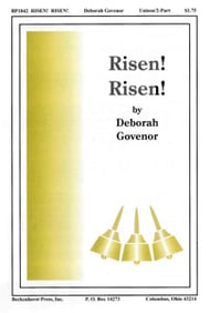 Risen! Risen! Unison/Two-Part choral sheet music cover Thumbnail